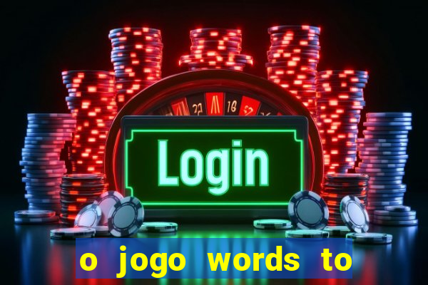 o jogo words to win paga mesmo